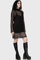 Women Knitted | Killstar Rebecca's Rage Knit Dress