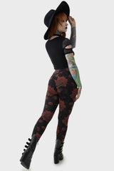 Women Leggings | Killstar Blood Rose Leggings