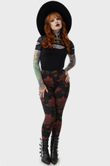 Women Leggings | Killstar Blood Rose Leggings