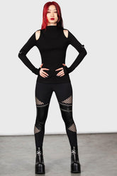 Women Leggings | Killstar Neo Noir Leggings