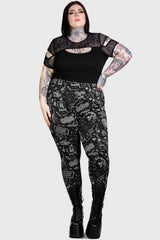 Women Leggings | Killstar Never Trust The Living Leggings