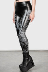 Women Leggings | Killstar Screech Owl Leggings