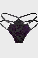 Women Lingerie | Killstar Fang Burnout Velvet Panty