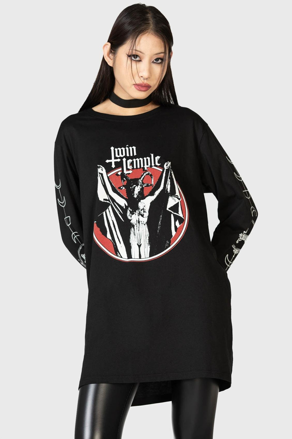 Women Long Sleeves | Killstar Baphomette Long Sleeve Top