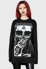 Women Long Sleeves | Killstar Blind Mind Long Sleeve Top