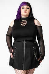 Women Long Sleeves | Killstar Dark Half Long Sleeve Top