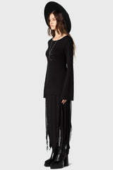 Women Long Sleeves | Killstar Echoed Darkness Tunic Top