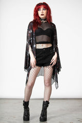 Women Long Sleeves | Killstar Fairy Moss Mesh Cover Up