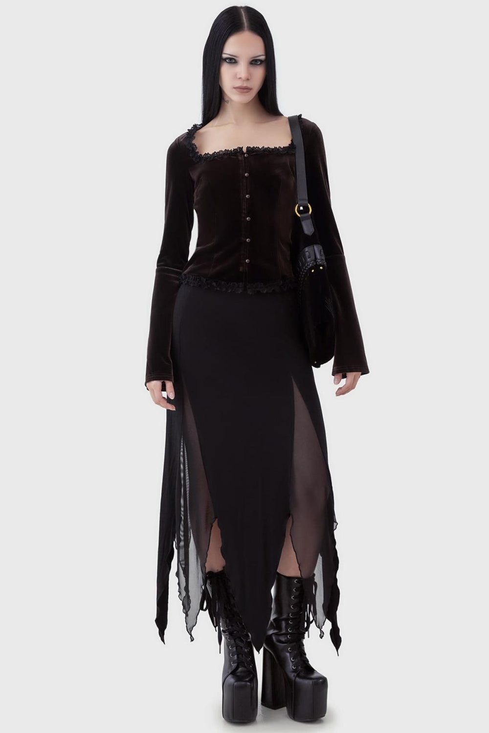 Women Long Sleeves | Killstar Heliria Top