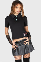 Women Long Sleeves | Killstar Lil Vampurr Collar Top