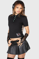 Women Long Sleeves | Killstar Lil Vampurr Collar Top
