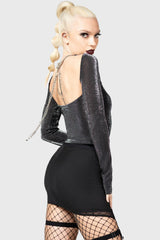 Women Long Sleeves | Killstar Metals Reflection Top