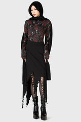 Women Long Sleeves | Killstar Pitiful Petals Long Sleeve Top