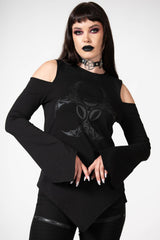 Women Long Sleeves | Killstar Voxy Cold Shoulder Top