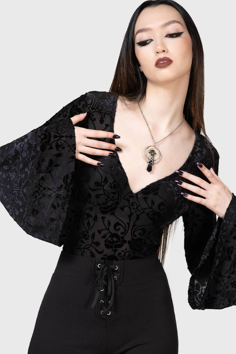 Women Long Sleeves | Killstar Woodland Gleam Long Sleeve Top