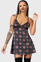 Women Loungewear | Killstar Ruby Tears Slip Dress