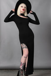 Women Maxi | Killstar Astaroth Long Sleeve Dress