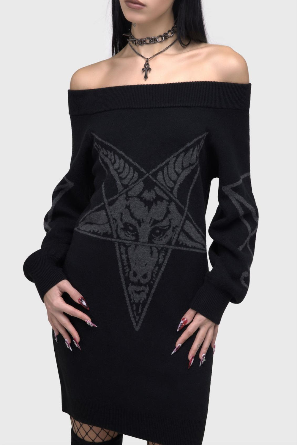 Women Maxi | Killstar Demontorn Sweater Dress