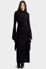Women Maxi Skirts | Killstar Coma Star Maxi Skirt