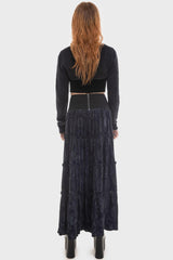 Women Maxi Skirts | Killstar Half Vamp Maxi Skirt