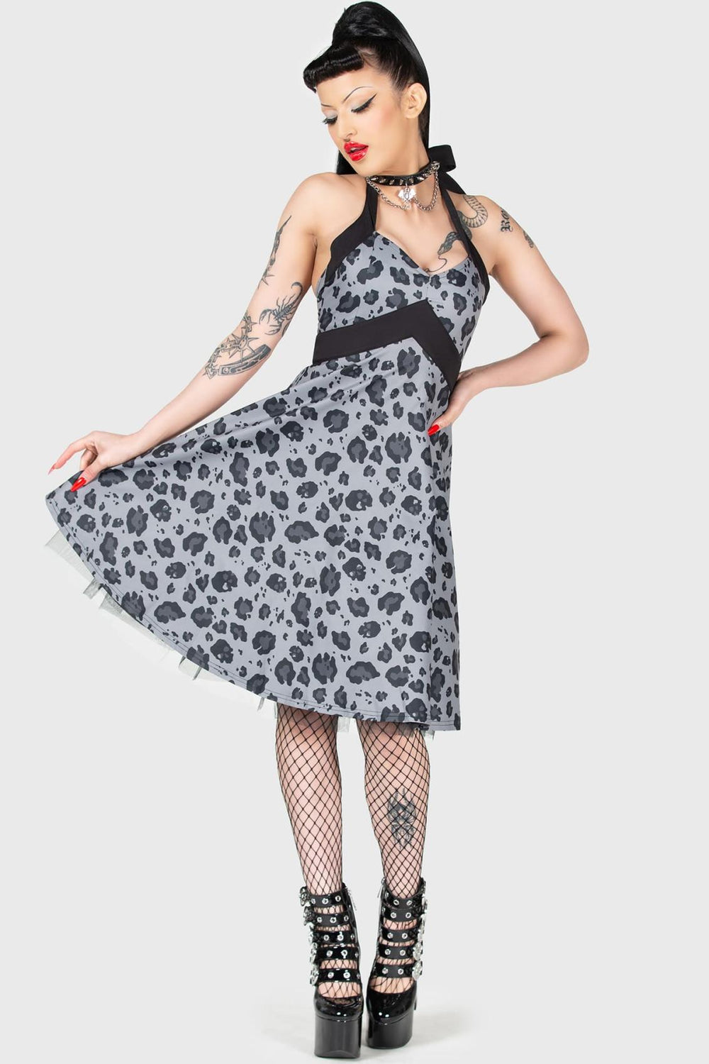 Women Midi | Killstar Backseat Bingo Skater Dress