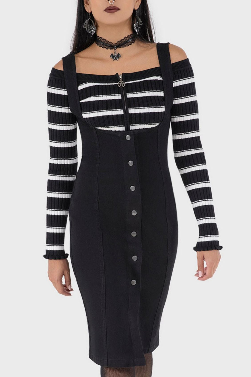 Women Midi Skirts | Killstar Serenella Underbust Skirt