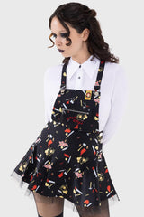 Women Mini | Killstar It's Time To Play Pinafore Dress