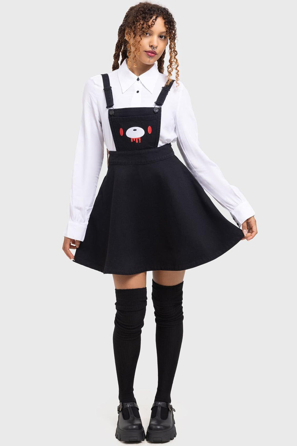 Women Mini | Killstar Naughty Grizzly Pinafore Dress