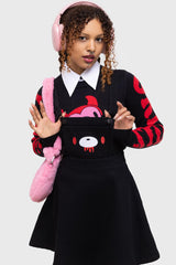 Women Mini | Killstar Naughty Grizzly Pinafore Dress