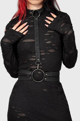 Women Mini | Killstar Sinners Glimmer Long Sleeve Dress