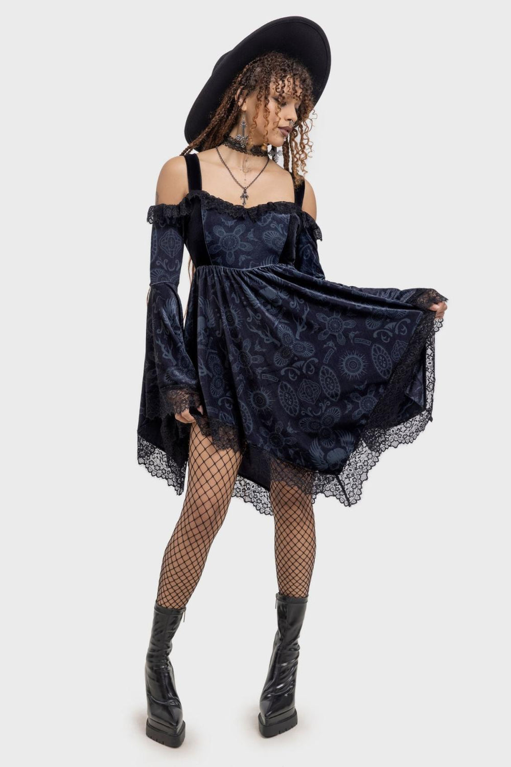 Women Mini | Killstar Temptation Bardot Dress