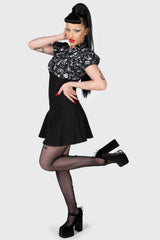 Women Mini Skirts | Killstar Daddy-O Corset Mini Skirt