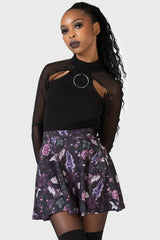 Women Mini Skirts | Killstar Deadly Blossom Mini Skirt