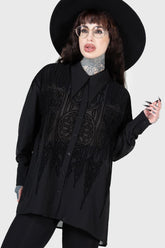 Women Shirts & Blouses | Killstar Gates Of Hell Shirt