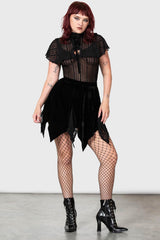 Women Shirts & Blouses | Killstar Atala's Night Lace Top