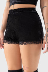 Women Shorts | Killstar Burnt Obsidian Shorts