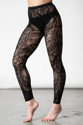 Women Socks & Tights | Killstar Empyrean Lace Leggings