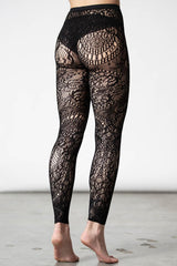 Women Socks & Tights | Killstar Empyrean Lace Leggings