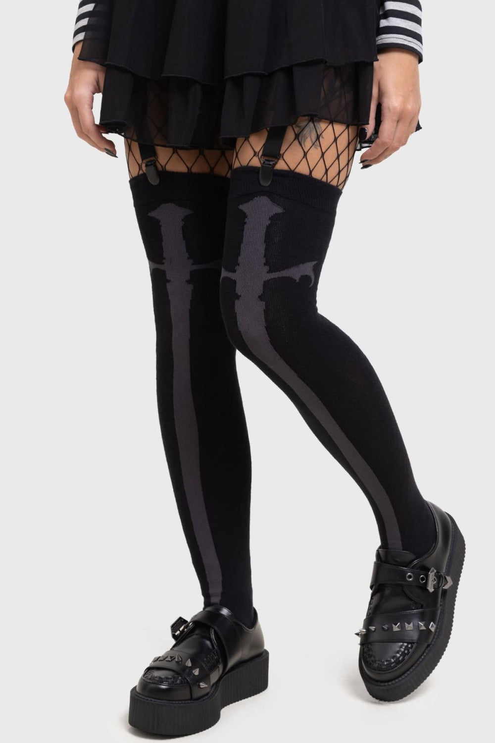 Women Socks & Tights | Killstar Swordstorm Knee High Socks