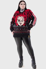 Women Sweaters | Killstar Chucky Wanna Play Sweater