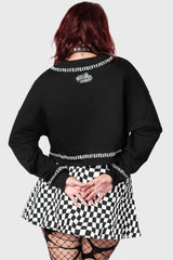 Women Sweaters | Killstar Fright N Terror Crop Sweater
