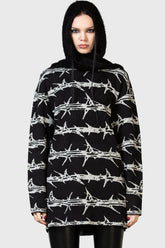 Women Sweaters | Killstar Prickled Contention Knit Sweater