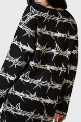 Women Sweaters | Killstar Prickled Contention Knit Sweater