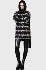 Women Sweaters | Killstar Prickled Contention Knit Sweater