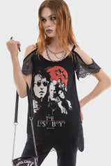 Women T-Shirts & Vests | Killstar Bad Element Cold Shoulder Top