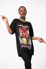 Women T-Shirts & Vests | Killstar Devil Incarnate Relaxed Top