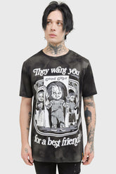 Women T-Shirts & Vests | Killstar Hey There Friend T-Shirt