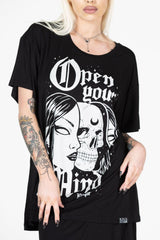 Women T-Shirts & Vests | Killstar Inside Your Mind Relaxed Top