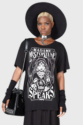 Women T-Shirts & Vests | Killstar Madame Misfortune Relaxed Top