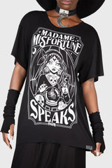 Women T-Shirts & Vests | Killstar Madame Misfortune Relaxed Top